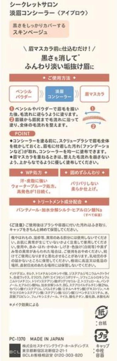BCL Secret Salon Light Eyebrow Concealer 碧芯珞眉毛遮瑕膏 2.3g