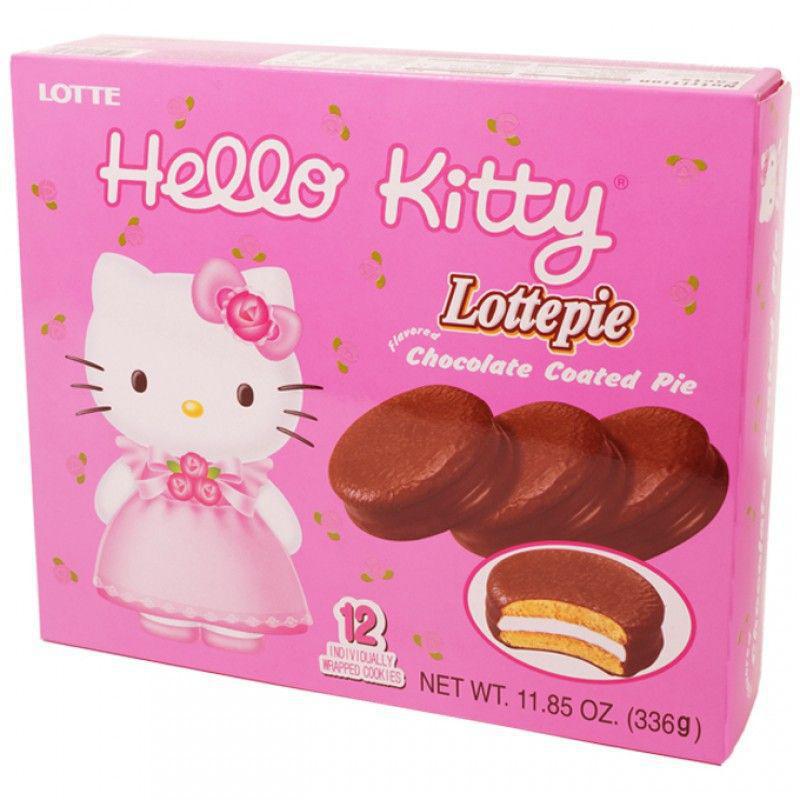 Lotte Hello Kitty Chocolate Pie 乐天Hello Kitty巧克力派(12pc)
