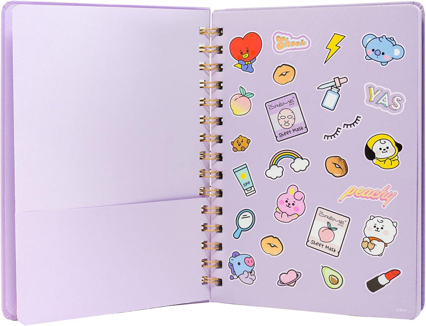 The Creme Shop BT21 Baby Skincare Diary 宇宙明星护肤日记本