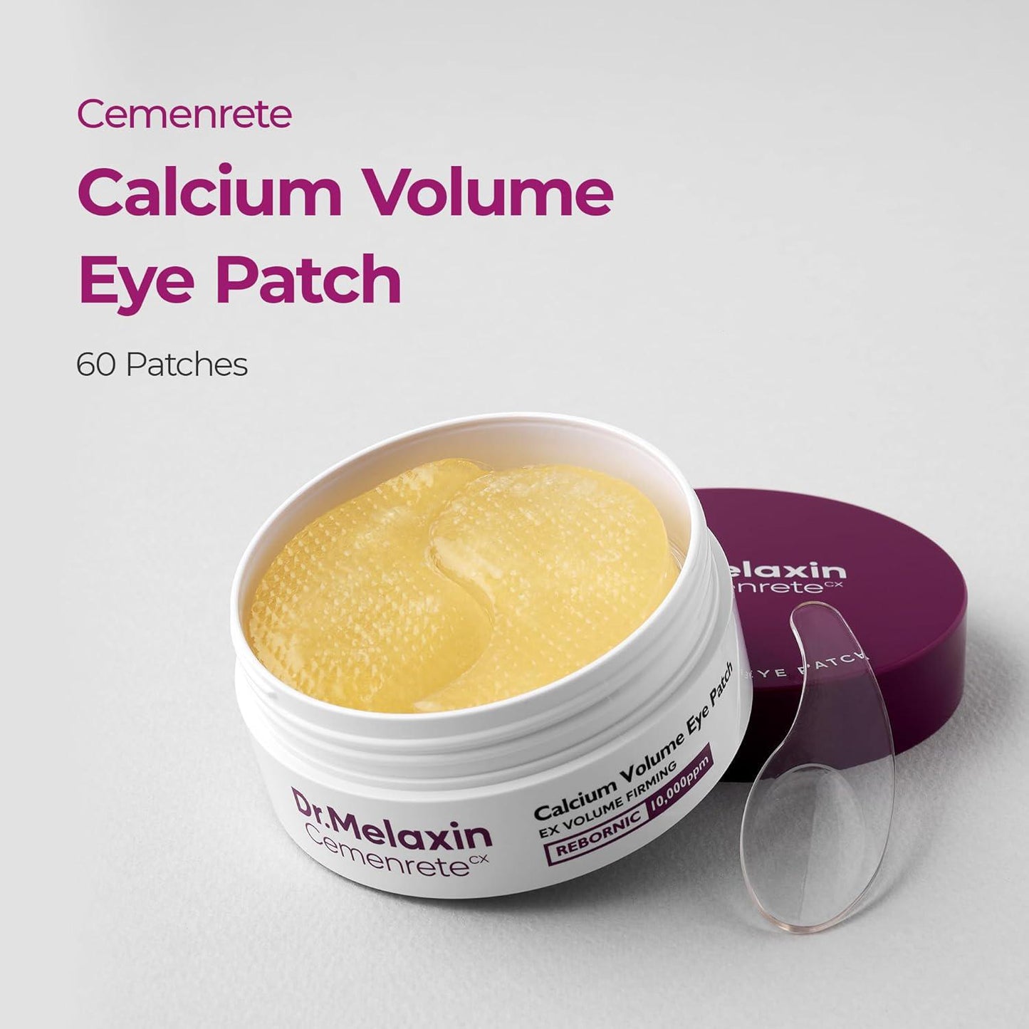 Dr.Melaxin Cemenrete Calcium Volume Eye Patch 活性钙离子淡化黑眼圈细纹眼膜 60ea