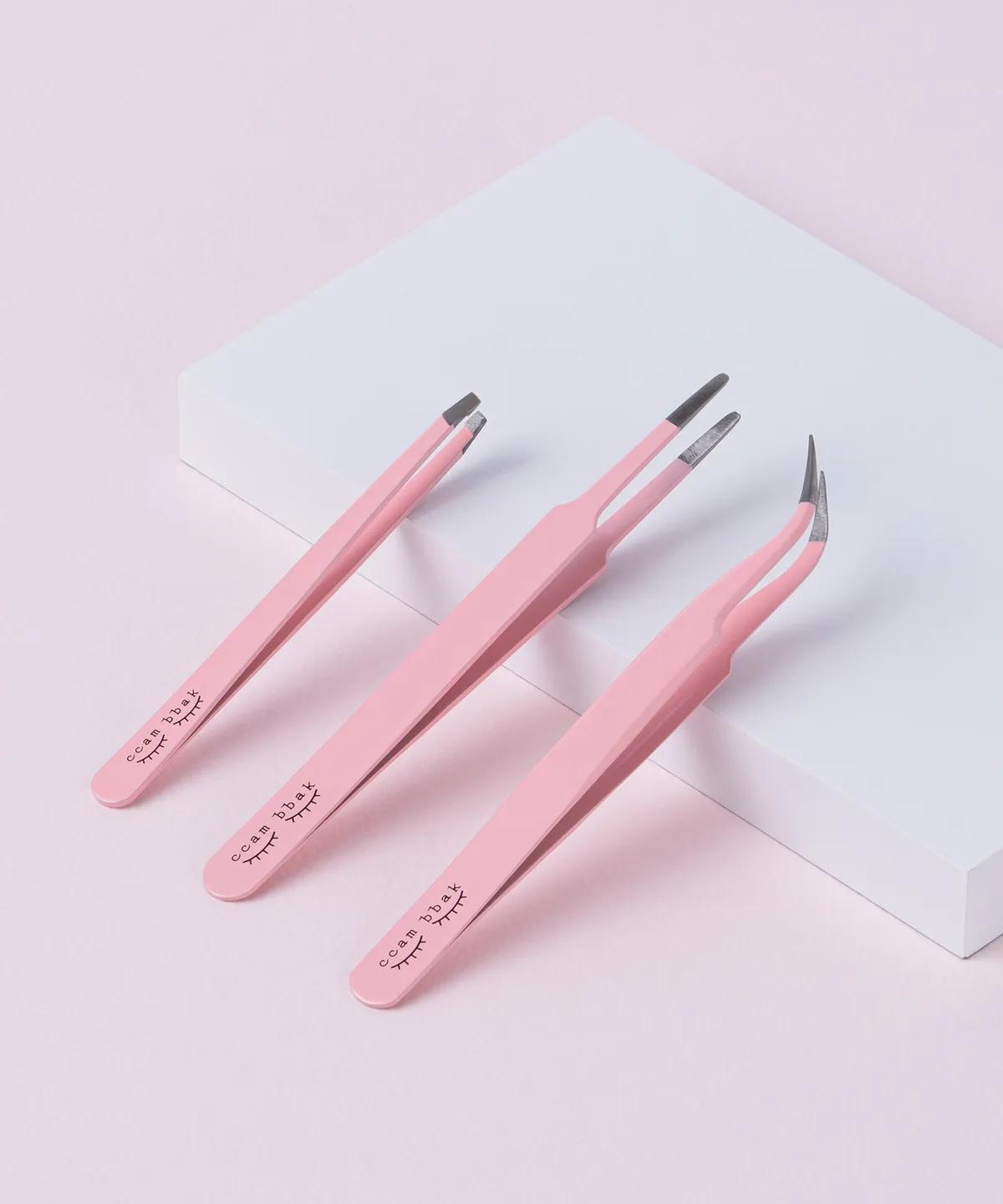 CCAM BBAK Pink Tweezer 粉色镊子睫毛夹