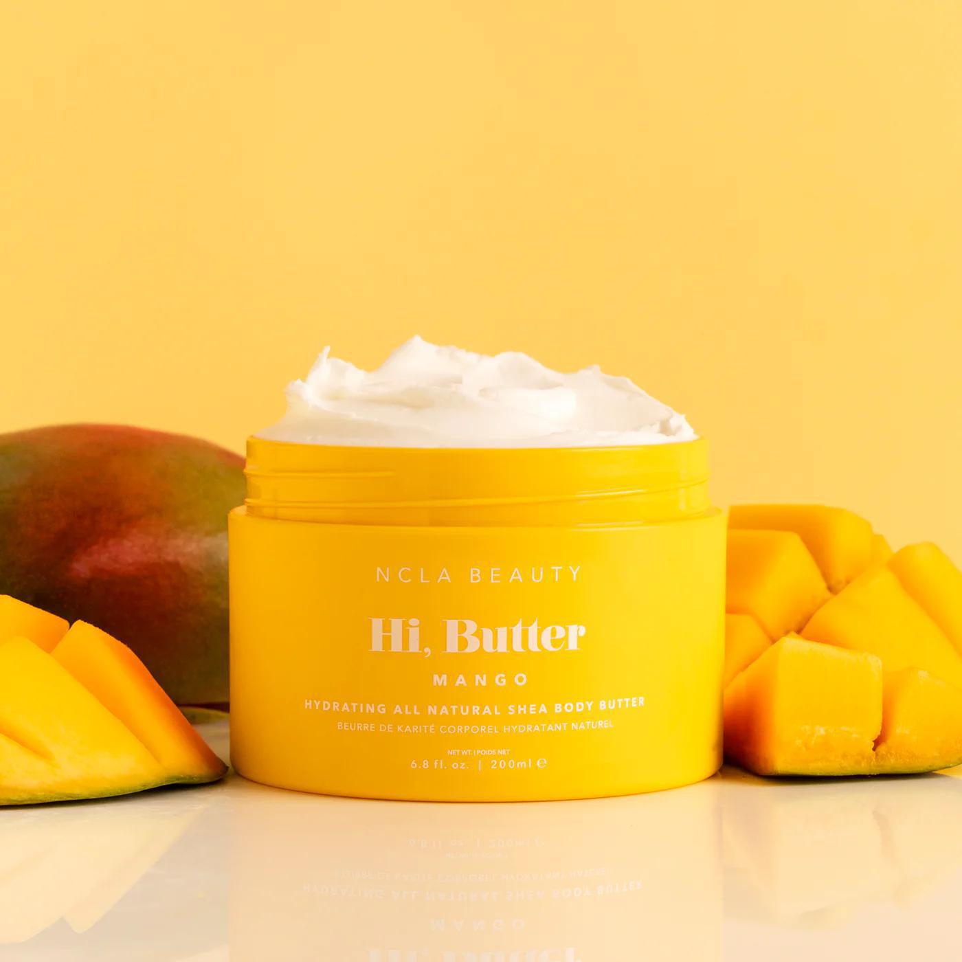 NCLA Beauty Hi, Butter All Natural Shea Body Butter - Mango 全天然乳木果身体润肤霜-芒果味