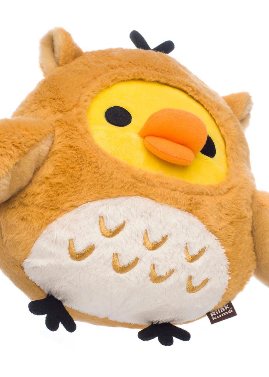 San-X Rilakkuma Kiiroitori Original Dressed As An Owl 轻松熊系列小黄鸡原创猫头鹰造型