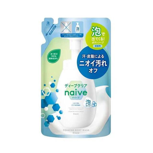 KRACIE NAIVE FOAMING BODY WASH PUMP