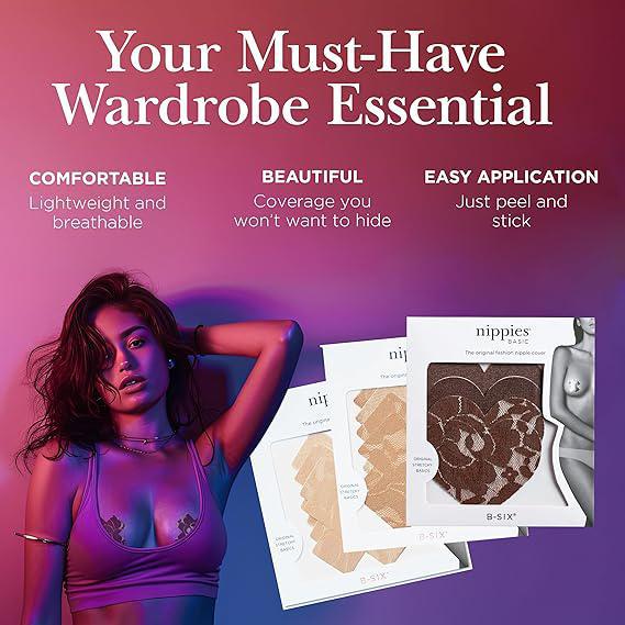 Nippies Size B Caramel Heart Nipple Covers 美国B号焦糖心形乳贴