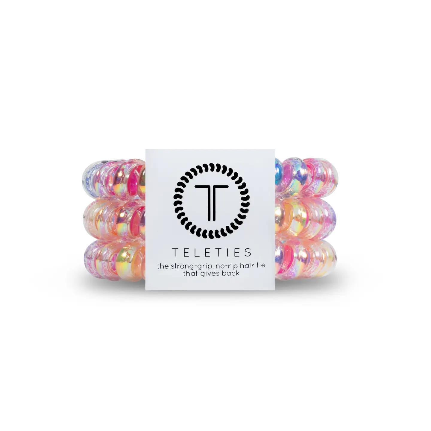 TELETIES Spiral Hair Coils Hair Ties TELETIES螺旋电话线发圈