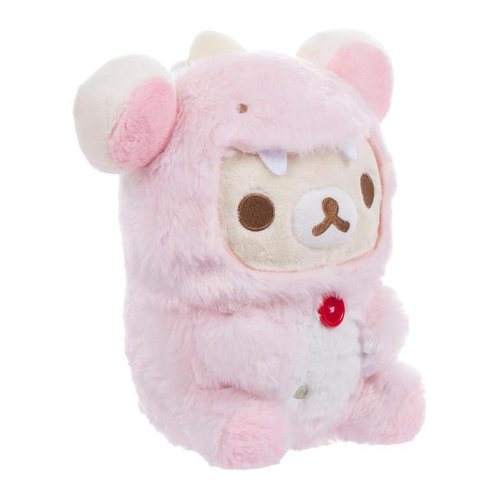 San-X Rilakkuma Korilakkuma Original Plays with Dino Series Plush 轻松熊系列小白熊恐龙装毛绒公仔