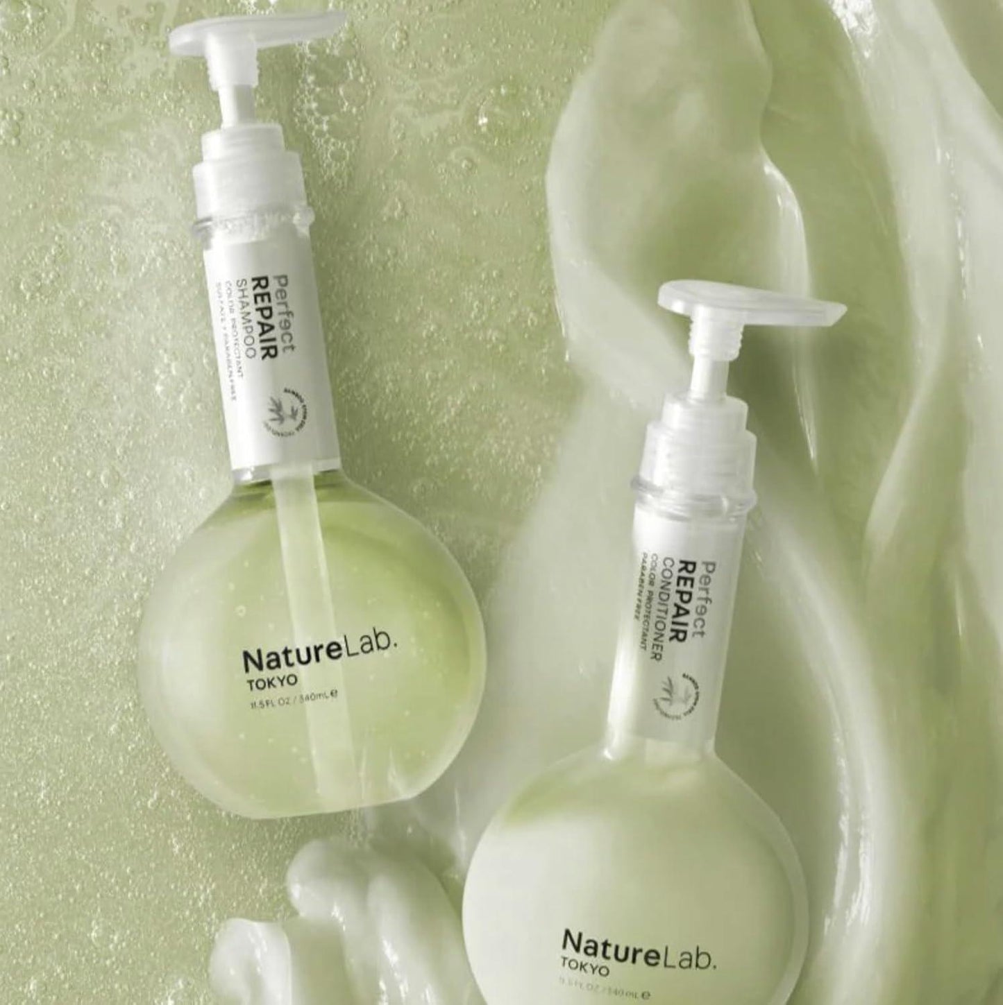 NatureLab Tokyo Perfect Repair Shampoo & Conditioner 头皮护理完美修复洗发水和护发素组合 340mL