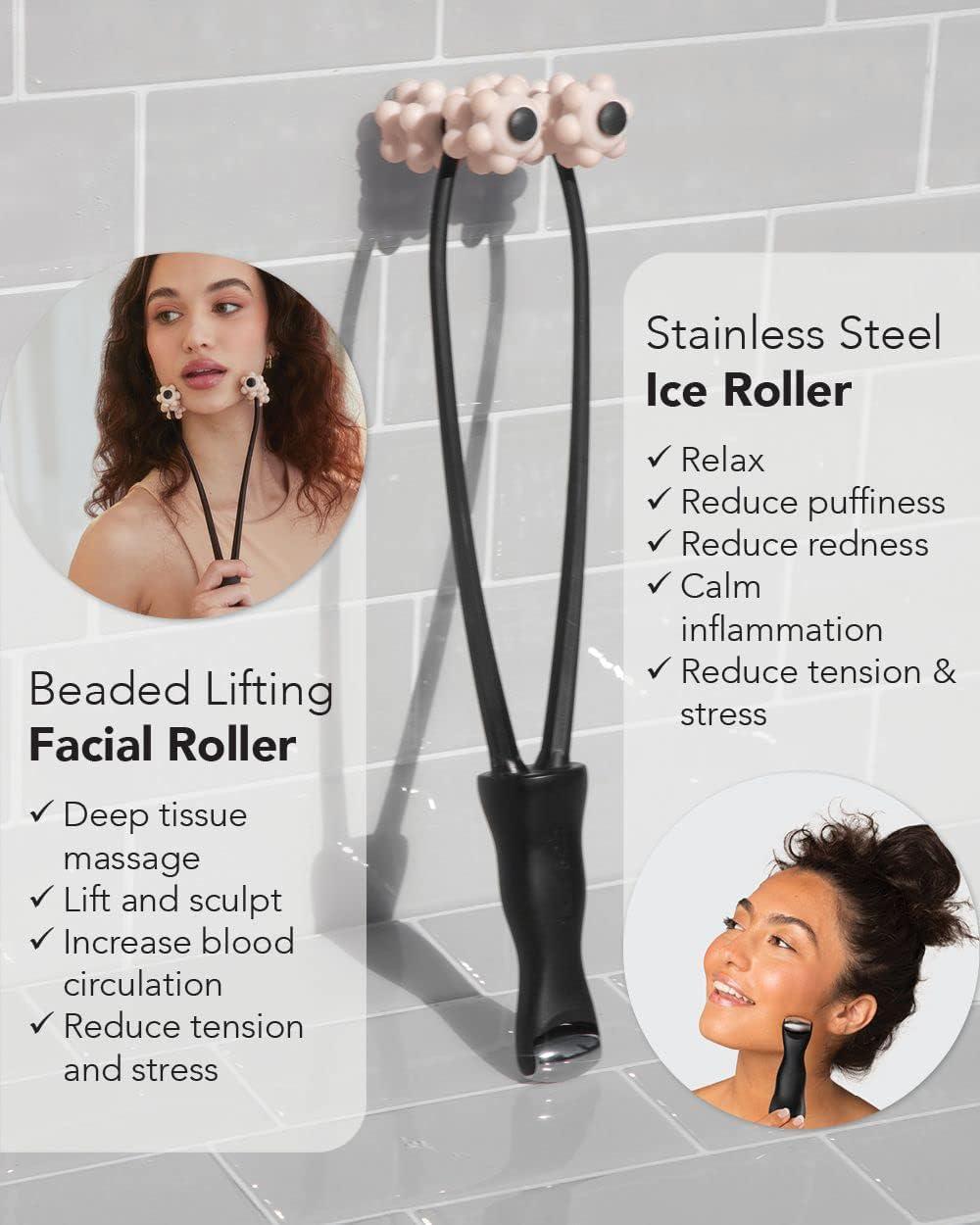 Kitsch Lifting Facial Roller 提拉面部滚轮和冰滚轮面部按摩器