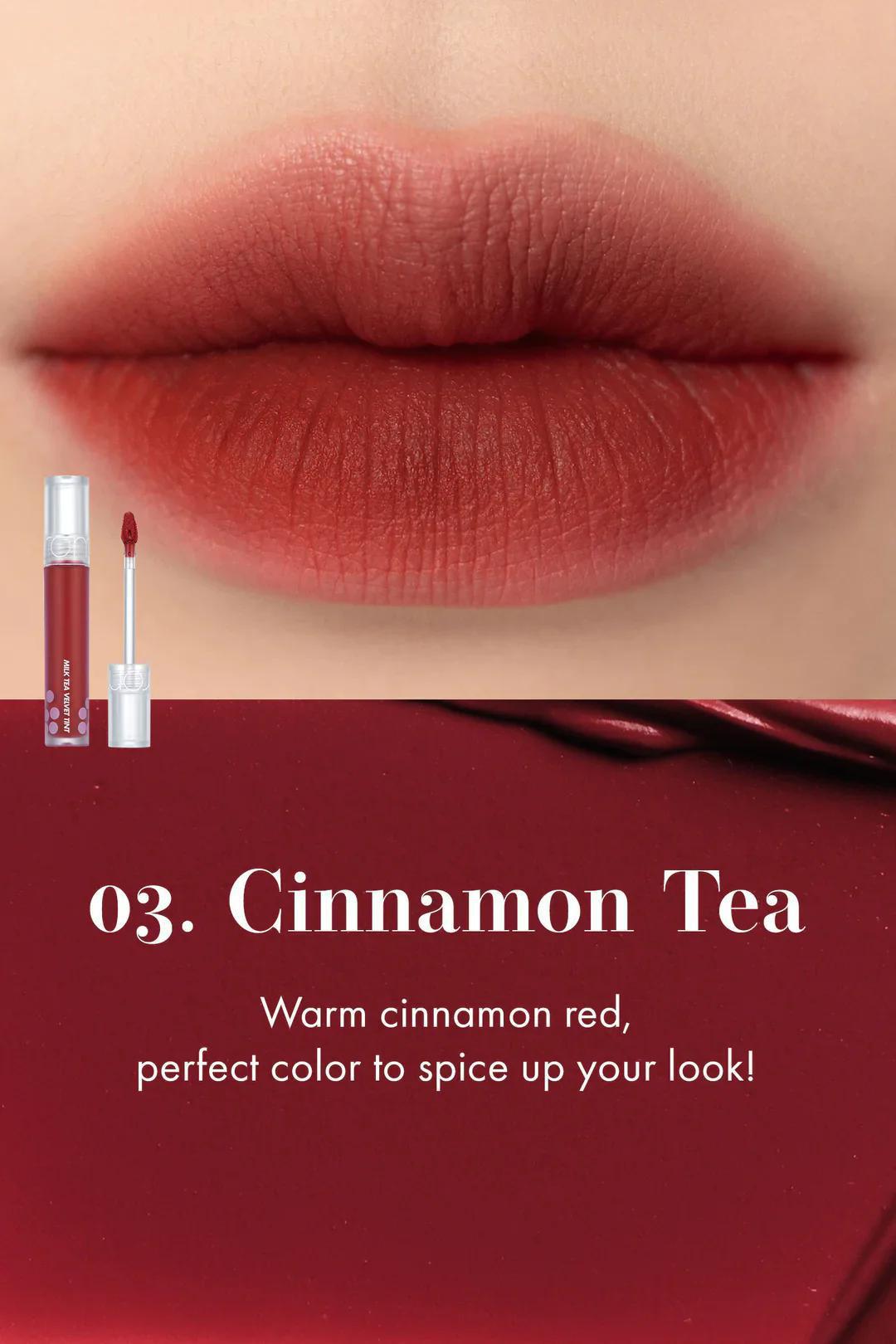 Rom&nd Milk Tea Velvet Tint 柔魅得奶茶丝绒唇釉 5g