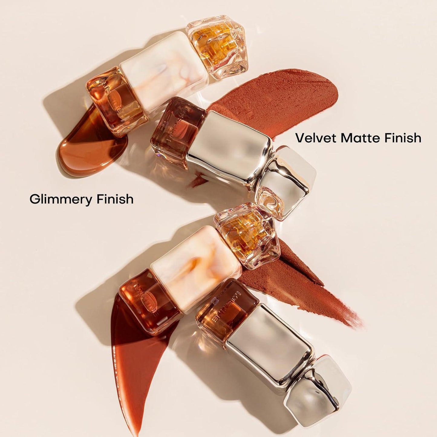 Mistine Latte Velvet Lip Cream / Juicy Lip Glaze 蜜丝婷奶咖唇釉镜面水光唇釉