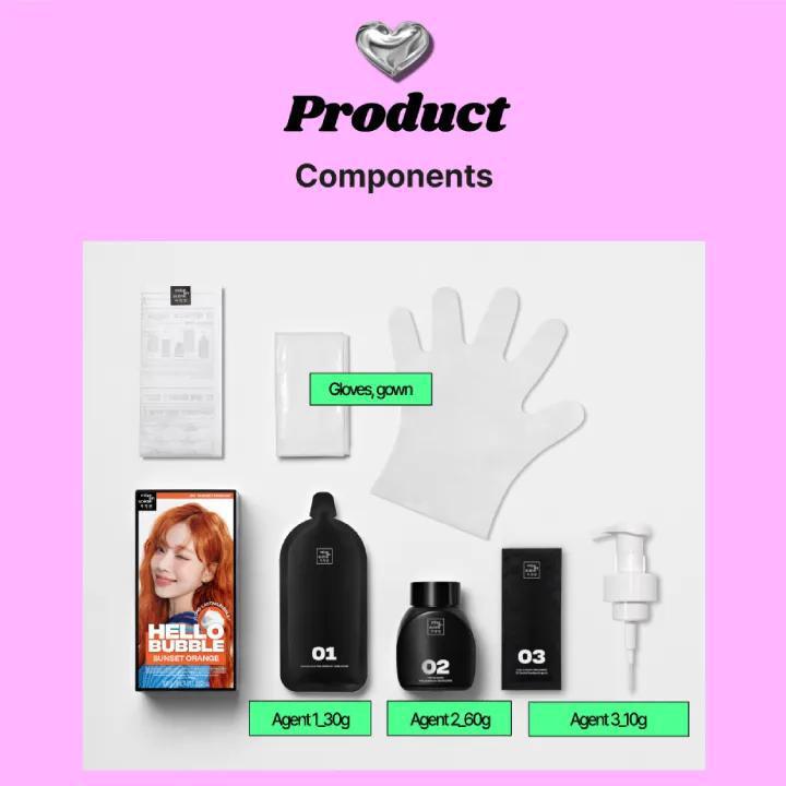 Mise-en-scene New Hello Bubble 魅尚萱新款泡泡染发剂
