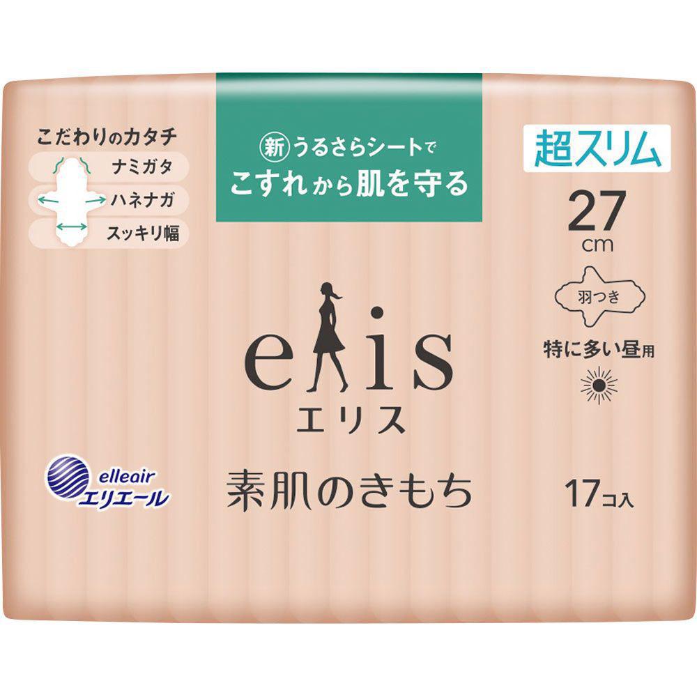 ELLEAIR ELIS SUHADANO KIMOCHI SANITARY NAPKIN SLIM 24EA VERY HEAVY DAYTIME W/WING 17P