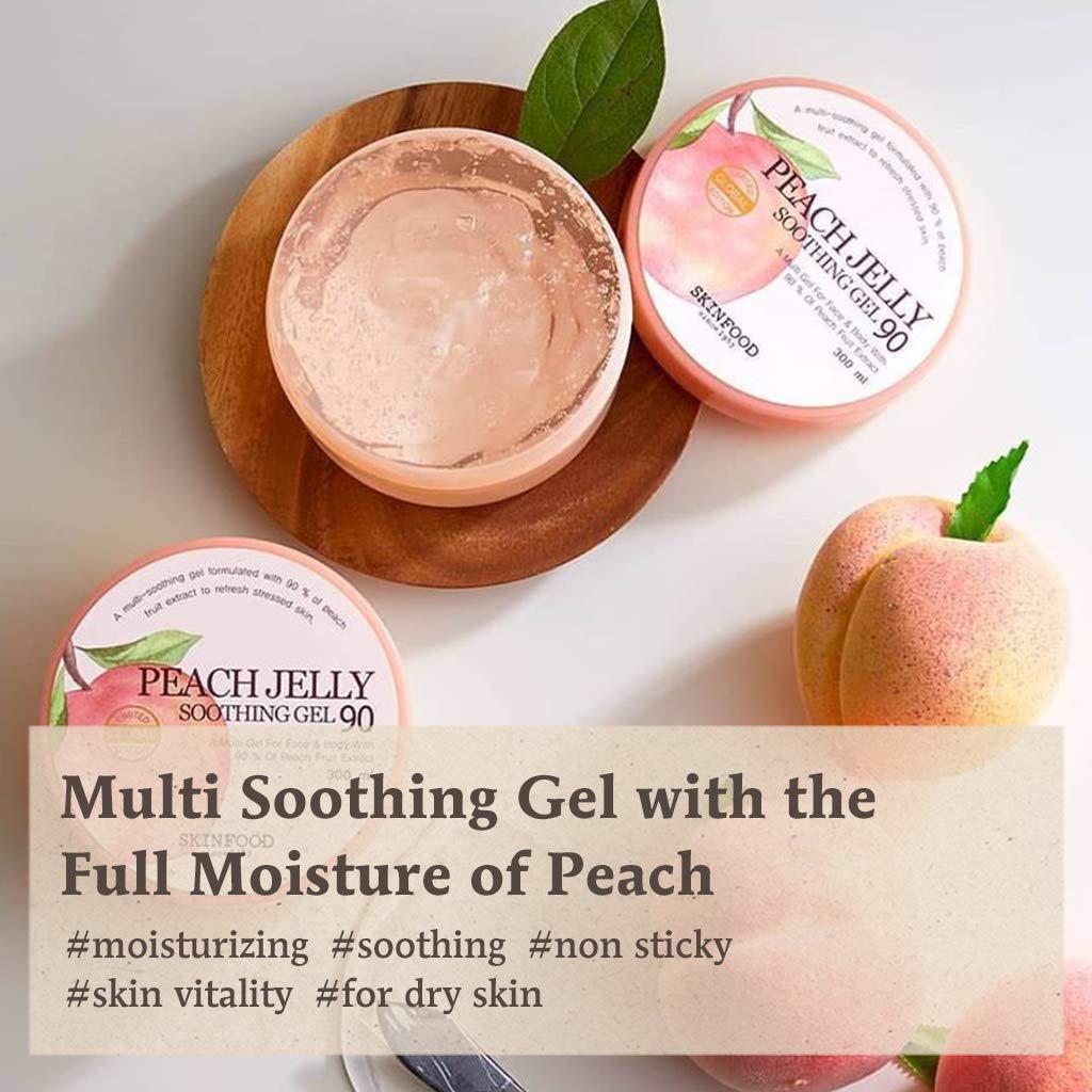 Skinfood Peach Jelly Soothing Gel 韩国Skinfood桃子果冻舒缓凝胶 300mL