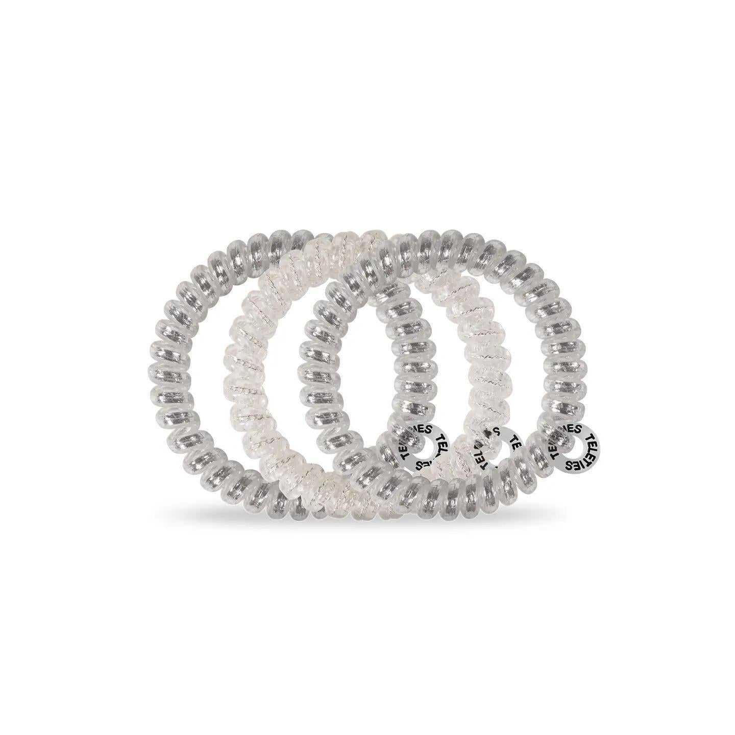 TELETIES Spiral Hair Coils Hair Ties TELETIES螺旋电话线发圈