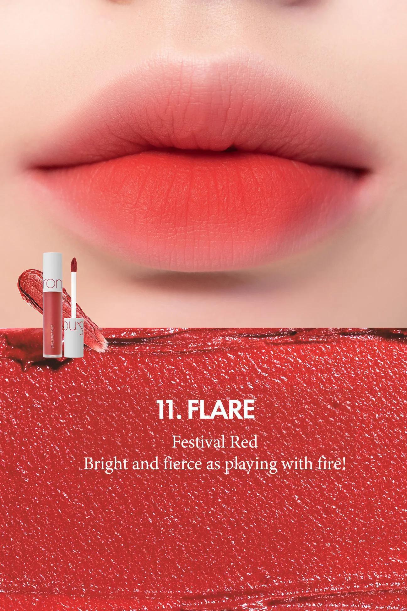 Rom&nd Zero Velvet Tint 柔魅得哑光雾面丝绒唇釉