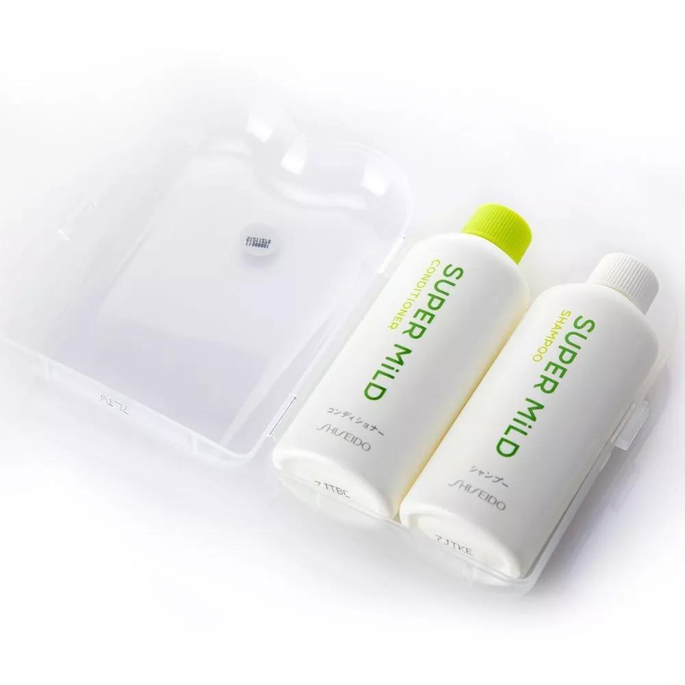 SHISEIDO Fine Today Super Mild Shampoo & Conditioner Travel Set Green 04 资生堂无硅油洗护旅行套装 绿野芳香