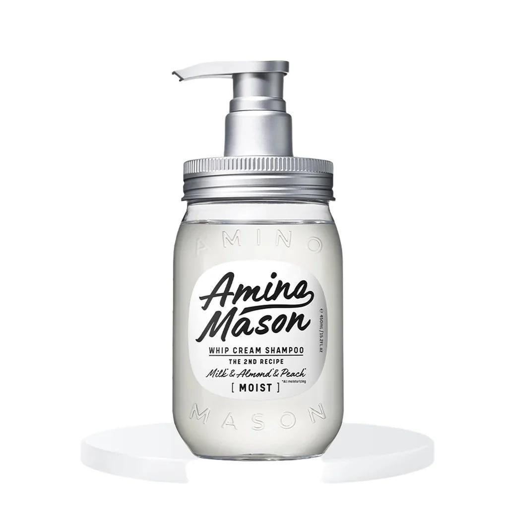 Amino Mason Moist Whip Cream Shampoo 2nd 日本Amino Mason超级氨基酸新版滋润修复型洗发水 450mL