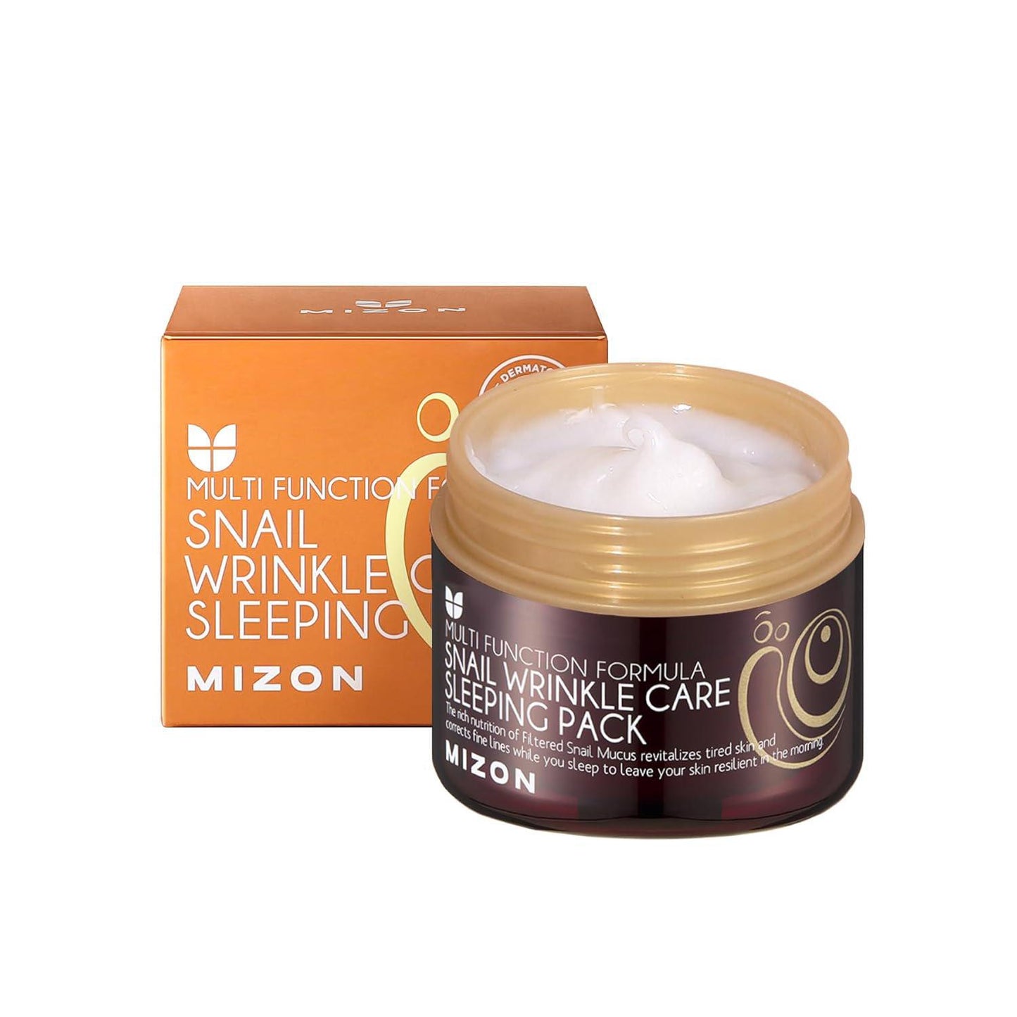 MIZON Snail Wrinkle Care Sleeping Pack 谜之芬蜗牛抗皱睡眠面膜 80mL