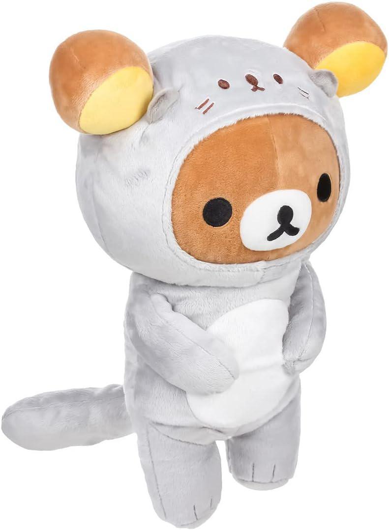 San-X Rilakkuma Sea Otter Plush Doll 轻松熊海獭毛绒玩偶
