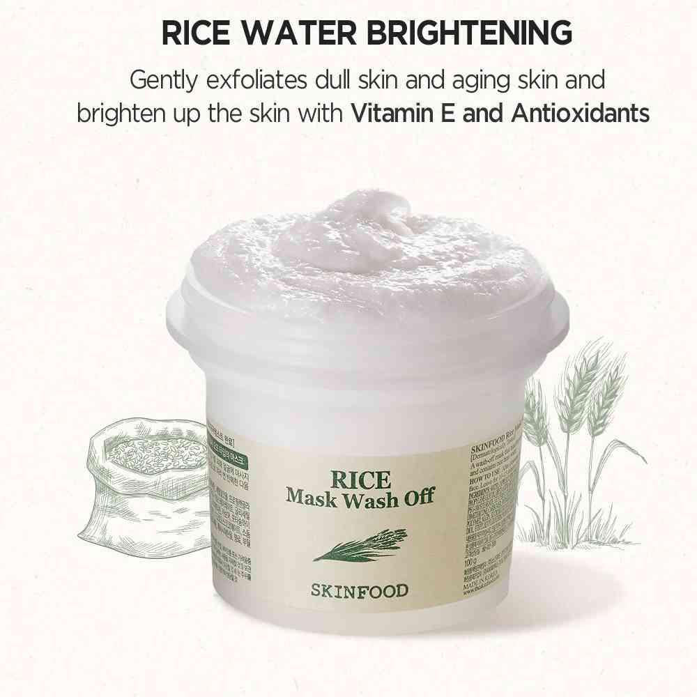 Skinfood Rice Mask Wash Off 韩国Skinfood大米水洗面膜 120g