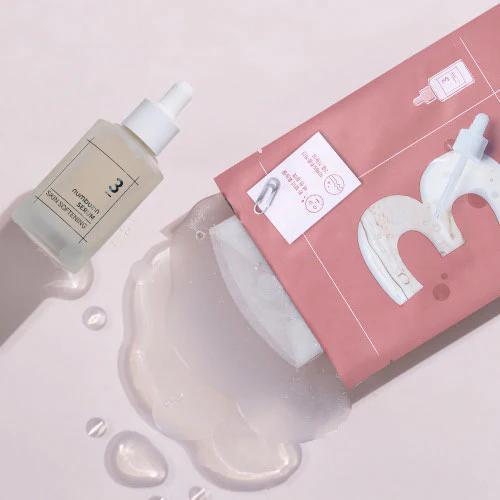 Numbuzin No.3 Tingle-pore Softening Sheet mask 修复瑕疵保湿收缩毛孔面膜 33g