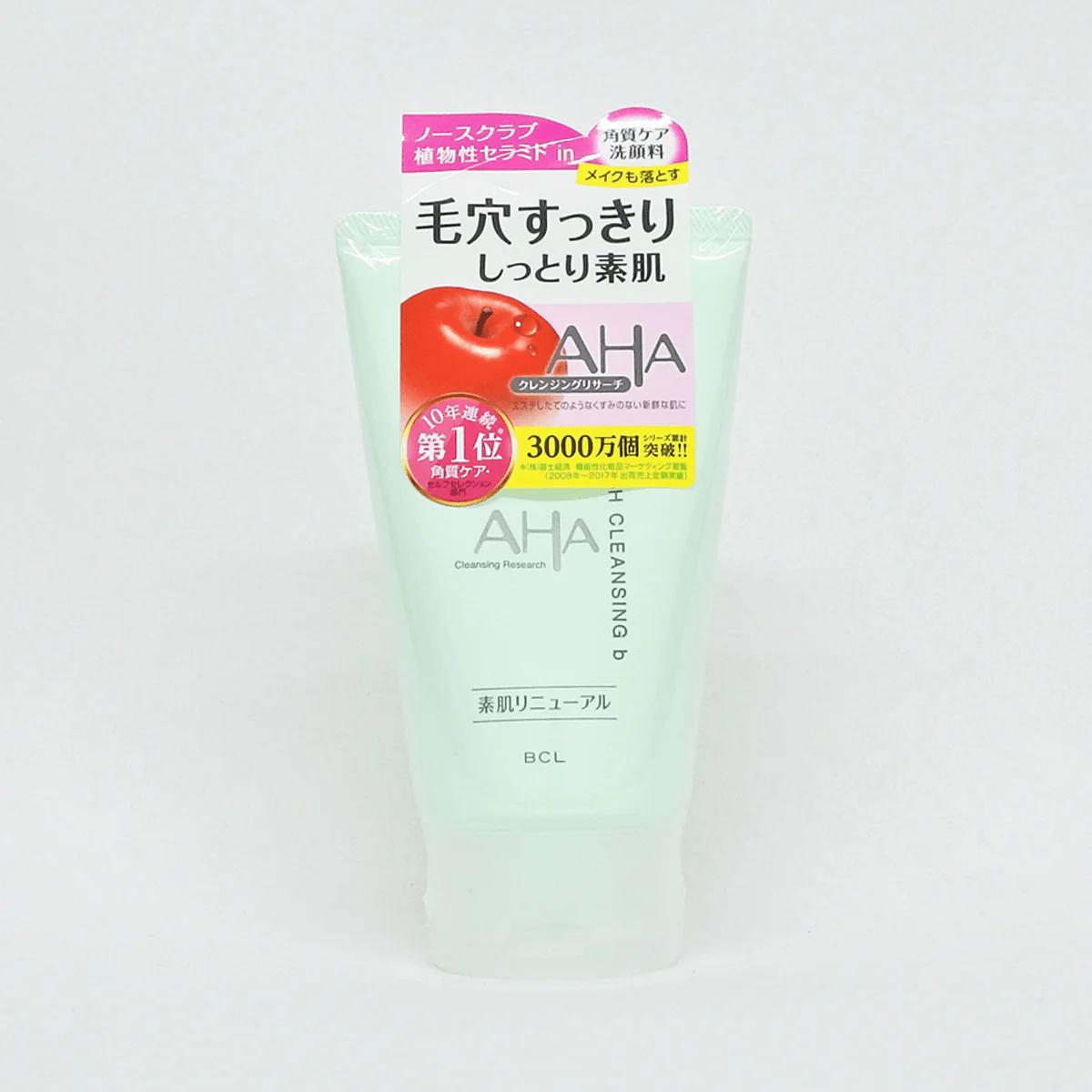 BCL Cleansing Research Makeup Wash With AHA 碧芯珞敏感肌果酸卸妆洁面乳 120g