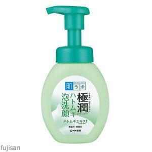 Rohto Hadalabo Gokujun Bubble Face Wash Coix 肌研极润薏米控油祛痘泡沫洁面 160ml