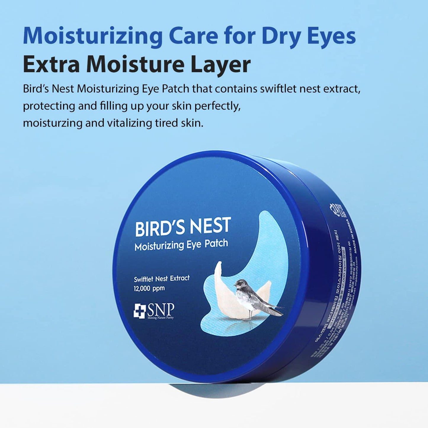 SNP Bird's Nest Moisturizing Eye Patch 韩国SNP燕窝保湿眼膜 60pcs
