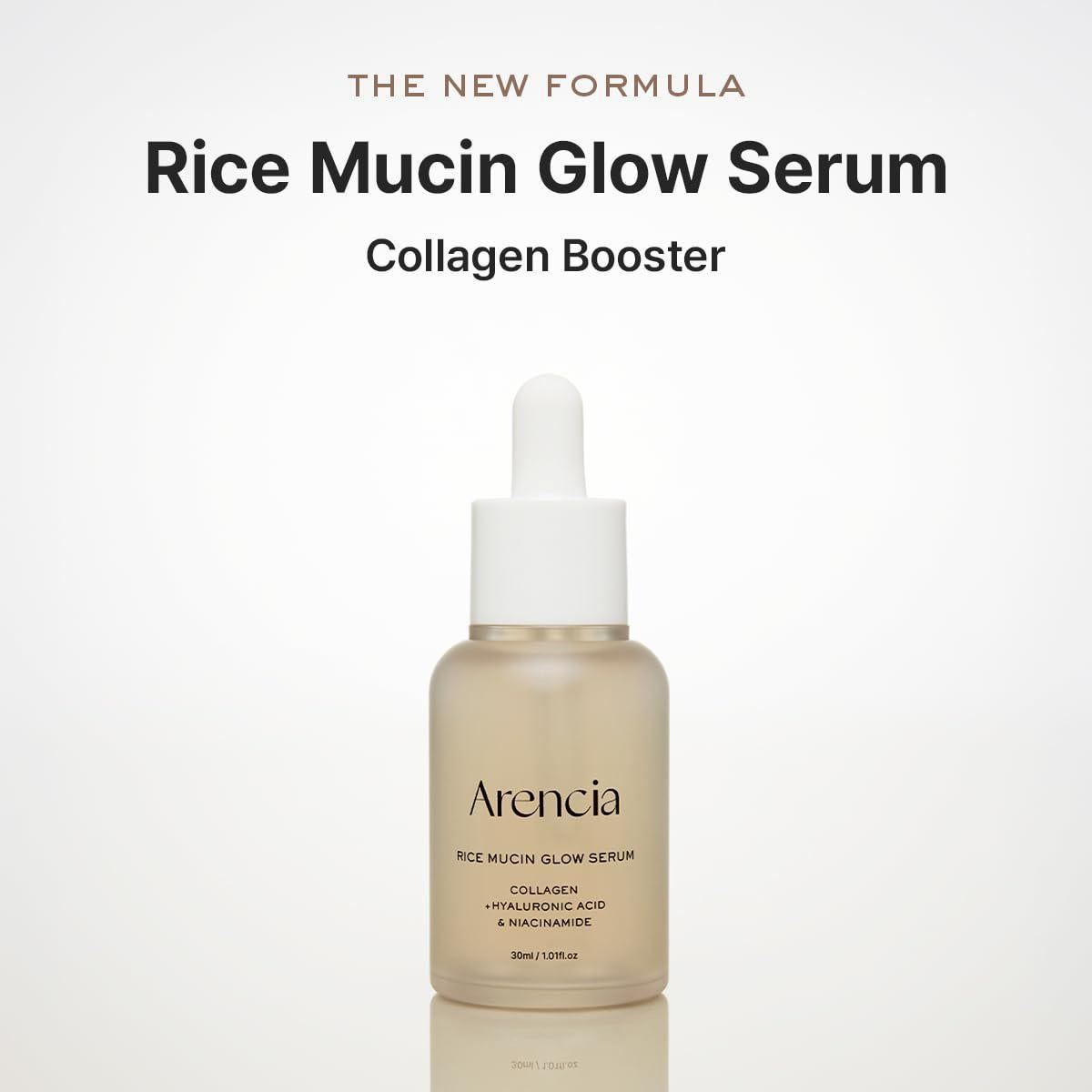 Arencia Rice Mucin Glow Serum 韩国Arencia胶原蛋白亮白保湿精华 30mL