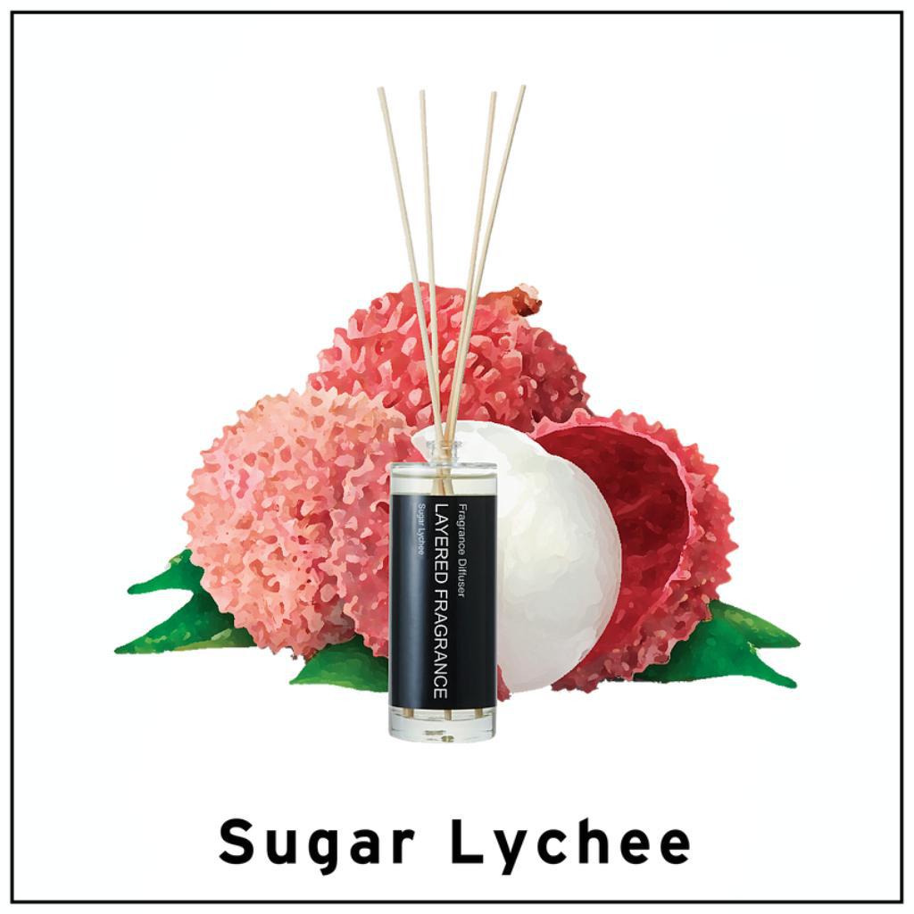Layered Fragrance Diffuser 100ml Sugar Lychee 甜荔枝液体香薰