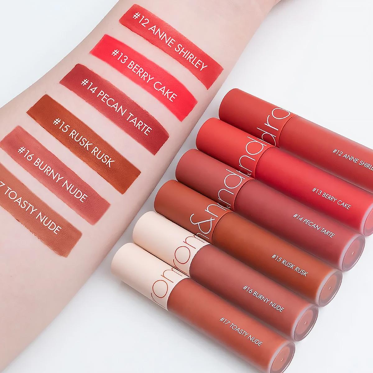 Rom&nd Zero Velvet Tint 柔魅得哑光雾面丝绒唇釉