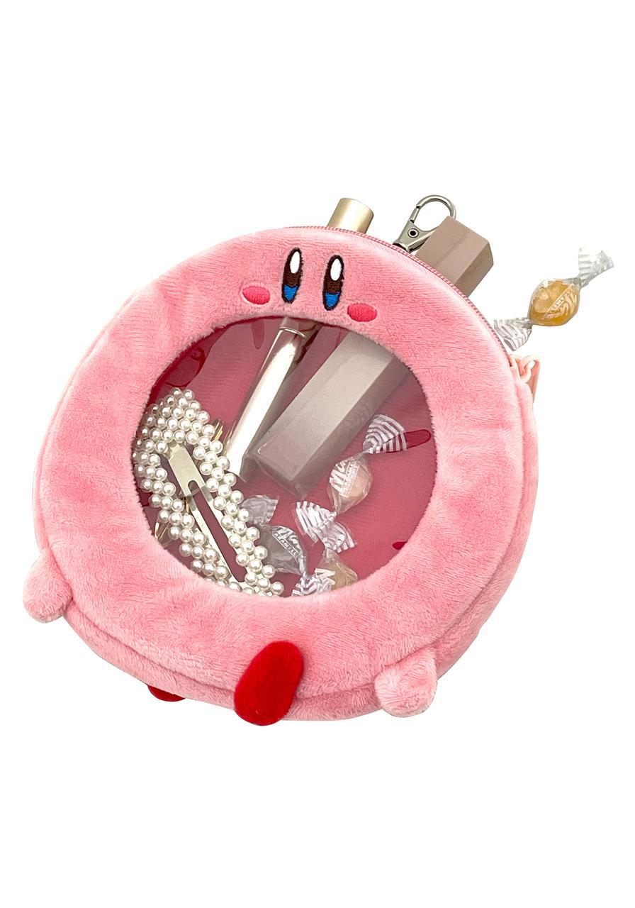 Kirby Mouthful Mode Pouch 星之卡比毛绒圆型包