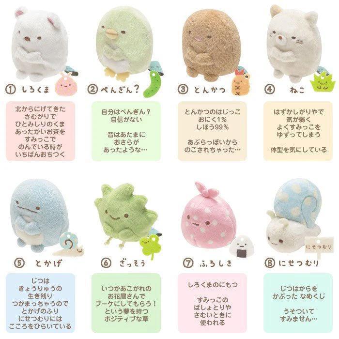 San-X Sumikko Gurashi Plush Toy 角落生物家族玩偶