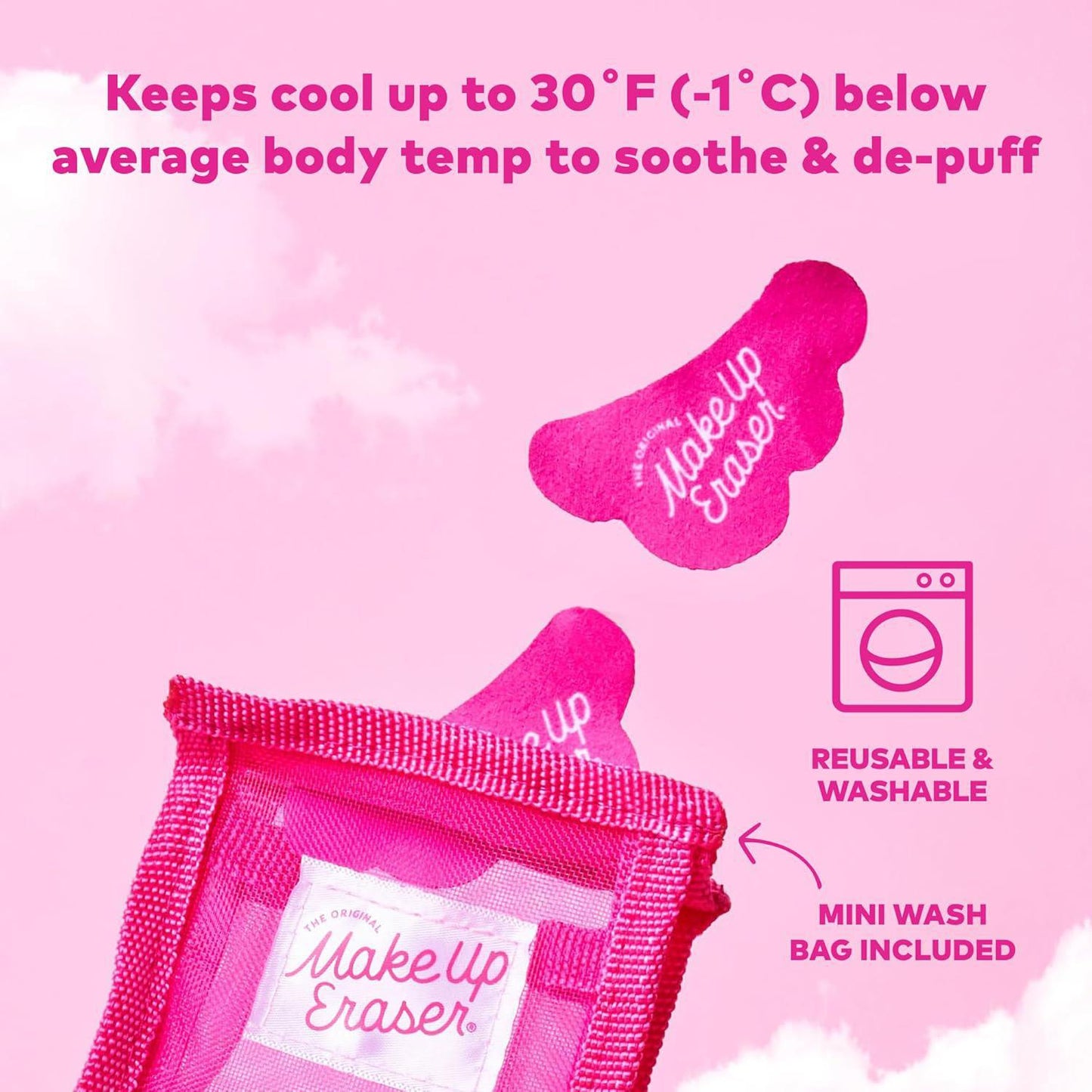 MakeUp Eraser Cooling Clouds Reusable Undereye Patches 玫卡瑞丝可重复使用凉感眼贴
