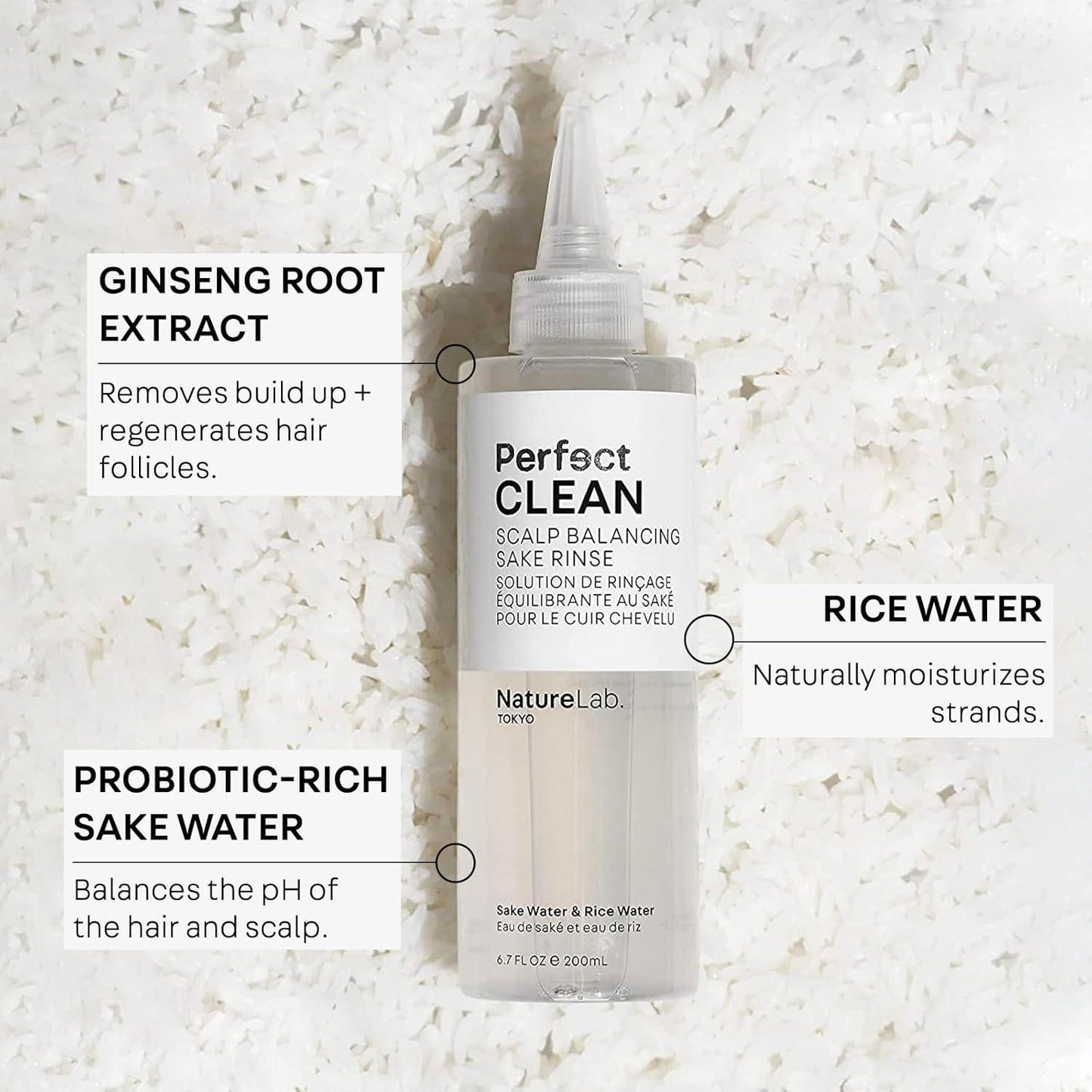 NatureLab Tokyo Perfect Clean Scalp Rinse 滋润清洁头皮护理 200mL