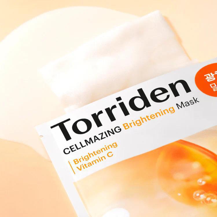Torriden Cellmazing Vita C Brightening Mask 桃瑞丹玻尿酸5D补水保湿维C精华面膜 1pc