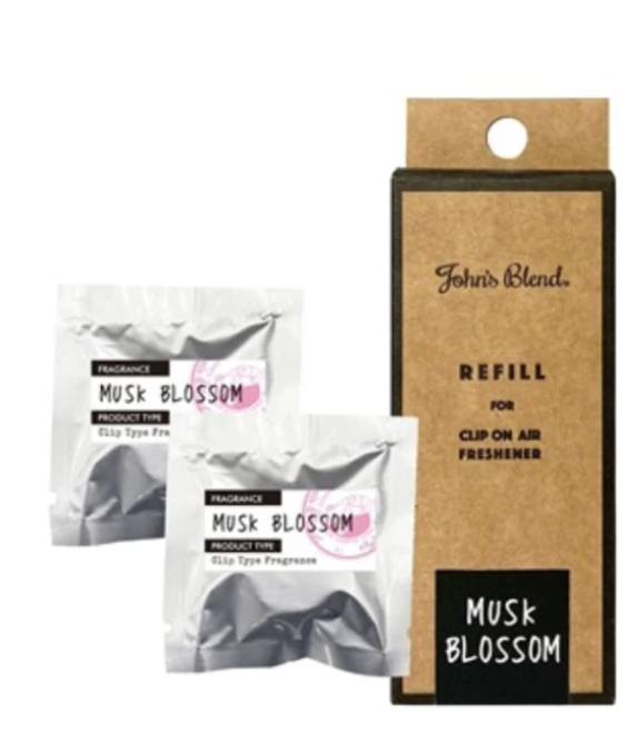 John's Blend Clip-on Air Freshener (Musk Blossom) 车香 (樱花麝香)