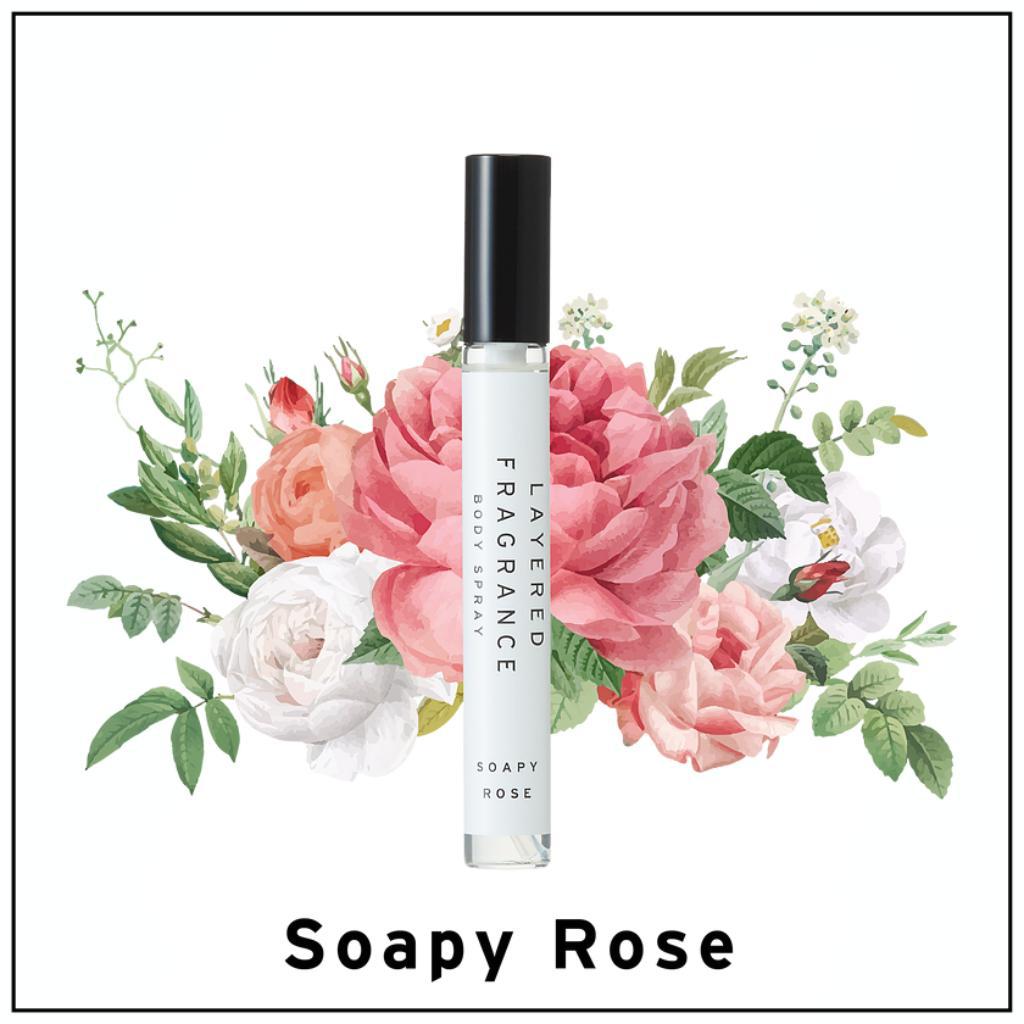 Layered Fragrance Body Spray Soapy Rose 苏比玫瑰试管香水 – Tao's
