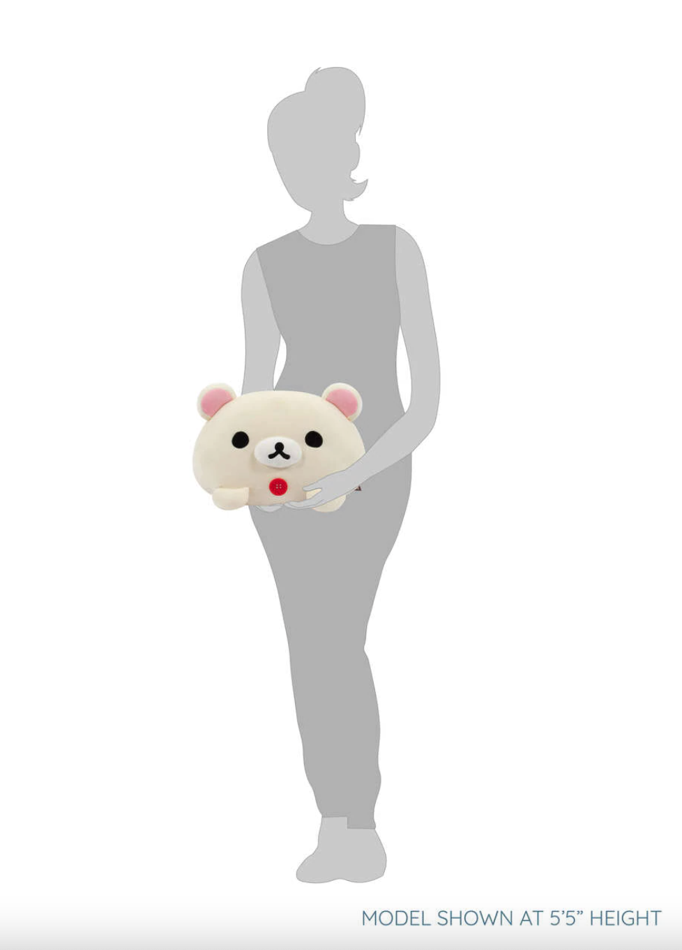 San-X Rilakkuma Korilakkuma Daifuku Cushion 轻松熊系列小白熊抱枕