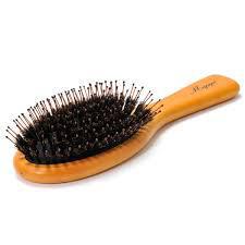 Mapepe Mix Brush (Shiny) 按摩头皮猪鬃毛顺发椭圆梳子(大号)