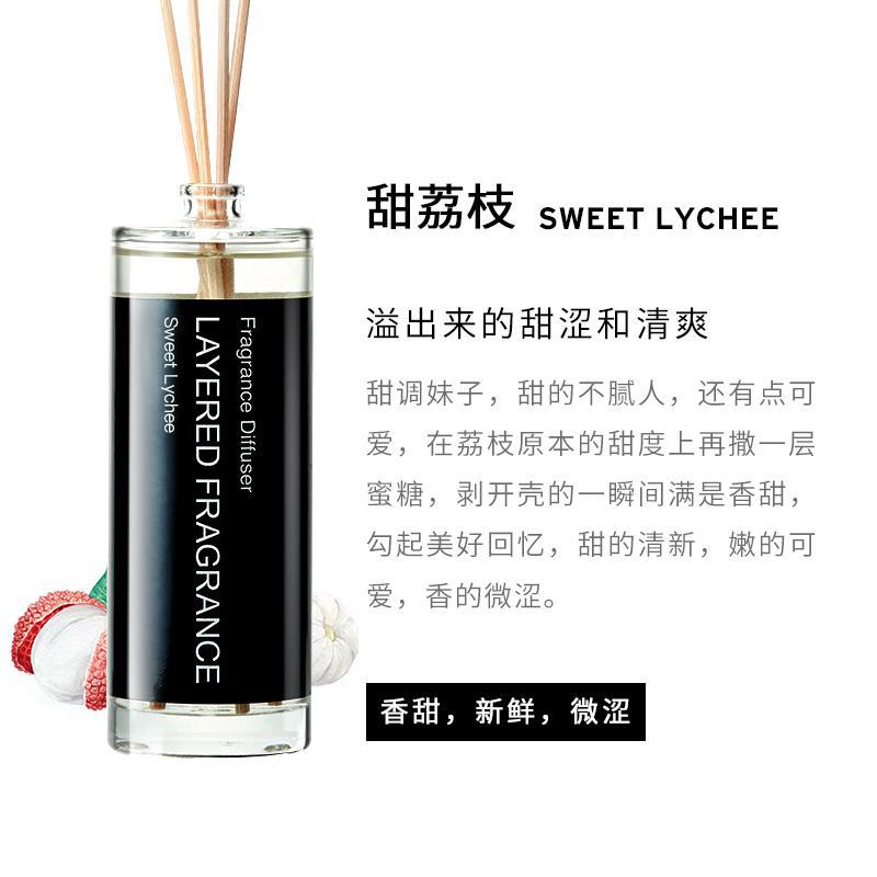 Layered Fragrance Diffuser 100ml Sugar Lychee 甜荔枝液体香薰