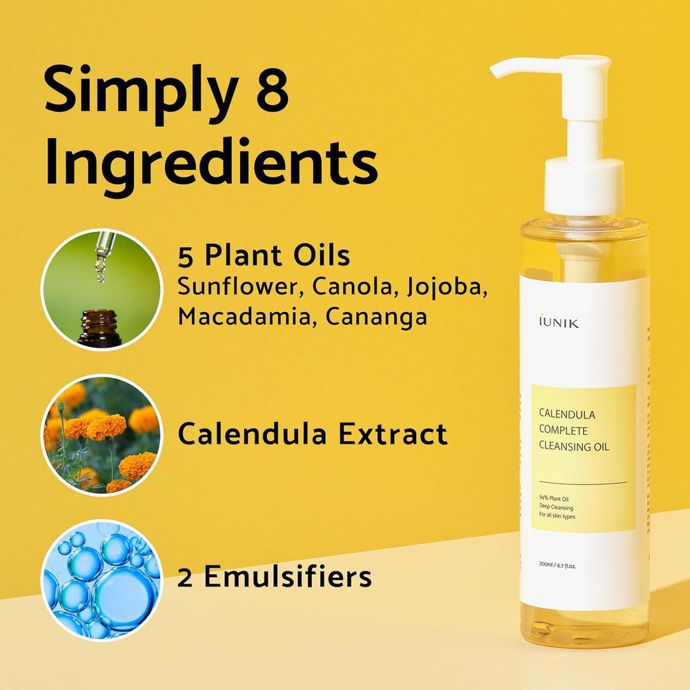 
                      
                        IUNIK Calendula Complete Cleansing Oil 艾侑妮金盏花全效卸妆油
                      
                    