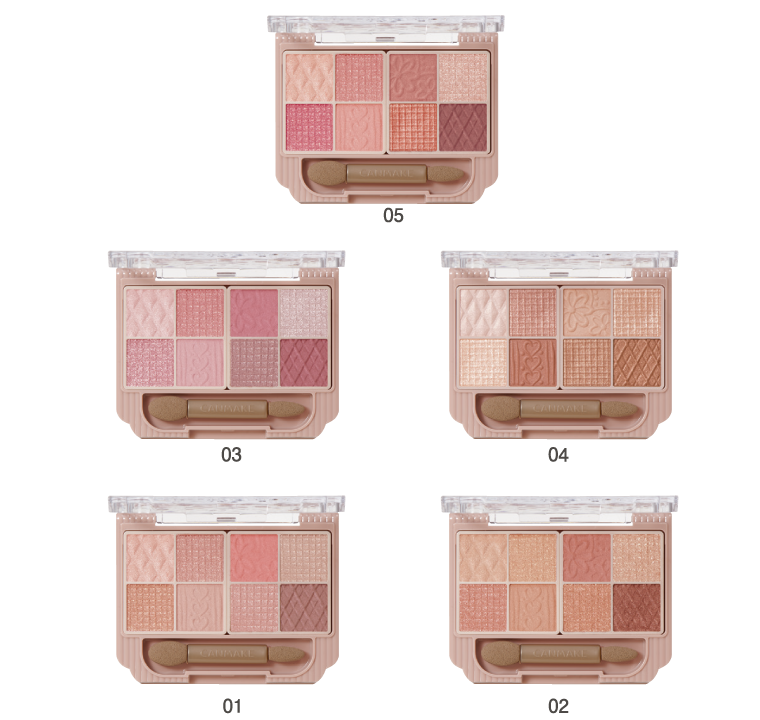 
                      
                        CANMAKE Petit Palette Eyes Matte Type 井田八色浮雕哑光眼影盘 2g
                      
                    