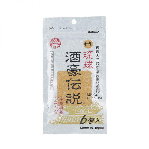 OKINAWA HEALTH Ryukyu Shugo Densetsu Anti-Hangover 6packets 酒豪传说-6包入