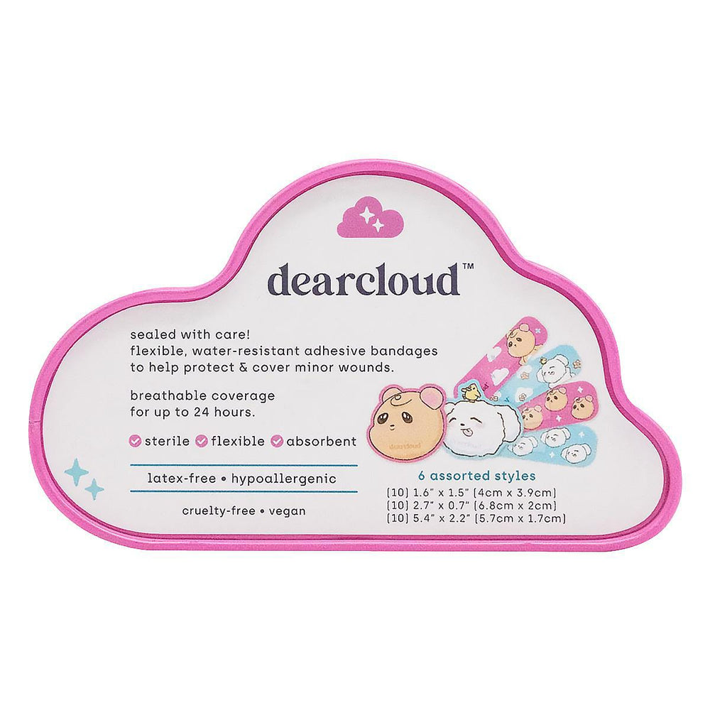 
                      
                        Dearcloud Comfort Bandages - 30ct with Reusable Tin 韩国Dearcloud舒适防水绷带-30片带收纳盒
                      
                    