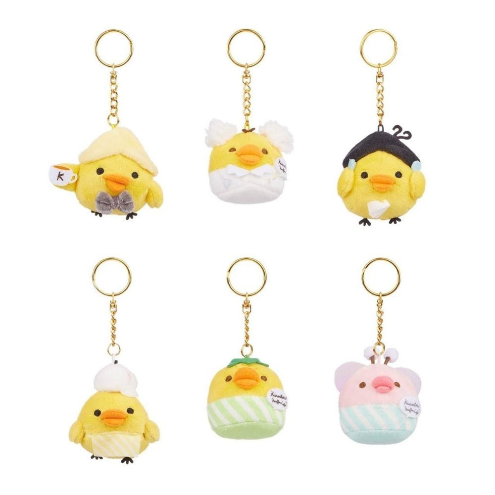 San-X Kiiroitori Muffin Cafe Series Keychain Blind Box 日本San-X小黄鸡松饼咖啡厅系列钥匙扣盲盒
