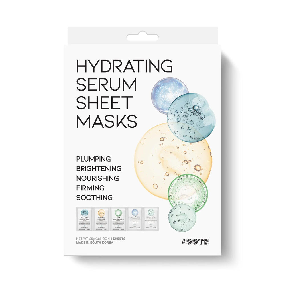 OOTD Hydrating Serum Sheet Masks 保湿精华面膜 5ea