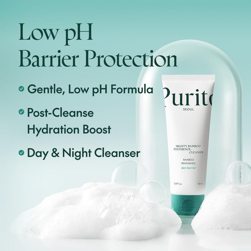 
                      
                        Purito SEOUL Mighty Bamboo Panthenol Cleanser 韩国Purito SEOUL泛醇温和保湿洗面奶 150mL
                      
                    