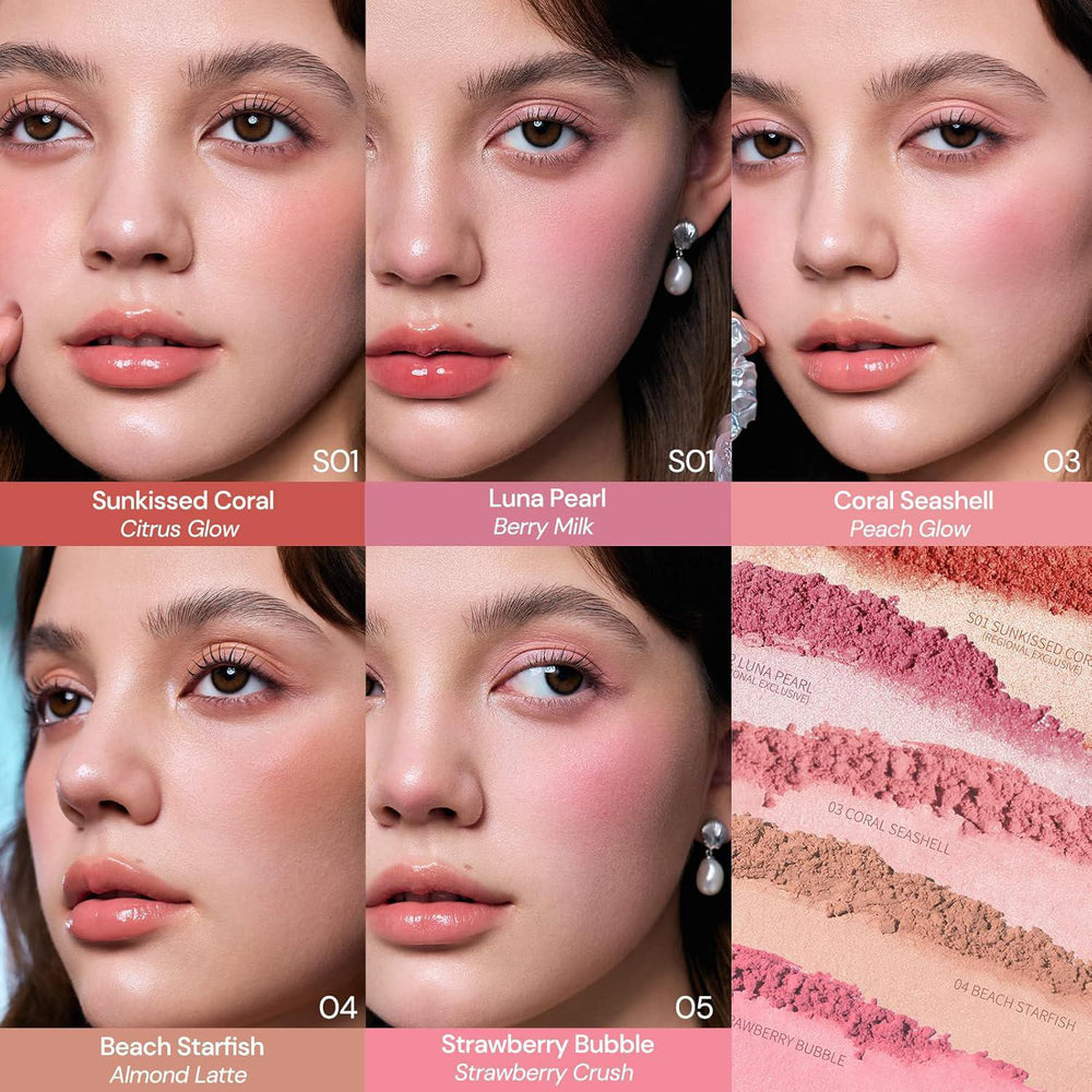 
                      
                        Flower Knows Shell's Jewel Silk Satin Blush 花知晓丝滑粉状腮红
                      
                    